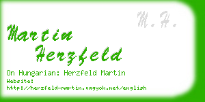 martin herzfeld business card